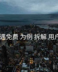 以 岛遇免费 为例 拆解 用户画像