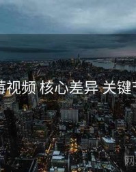 草莓视频 核心差异 关键节点