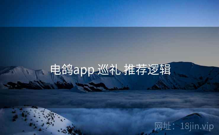 电鸽app 巡礼 推荐逻辑
