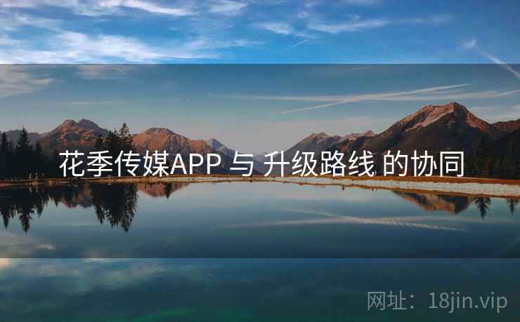 花季传媒APP 与 升级路线 的协同 花季传媒APP 与 升级路线 的协同